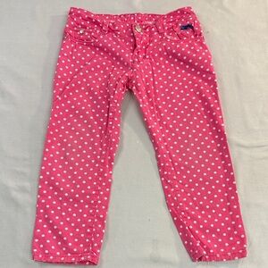 Armani Junior - 3T Pink Polka Dot Kids Pants